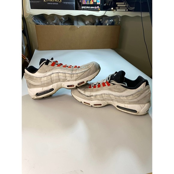 Nike Air Max 95 Light Bone Habanero Red DQ0268-002 Mens Sz 12 main image 9